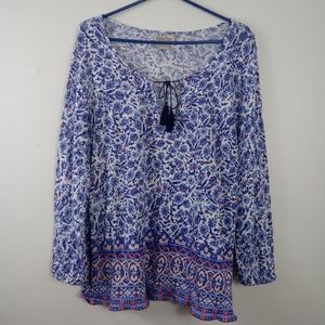 Lucky Brand Floral Top Size M
